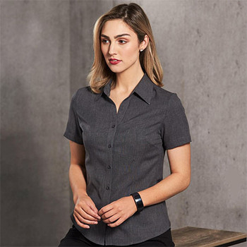 M8600S Womens CoolDry Short Sleeve Shirt - Winning Spirit