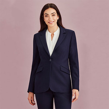 60717 Womens Longline Jacket - Biz Corporates