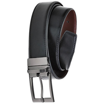 Black-Brown - 99300 Mens Leather Reversible Belt - Biz Corporates