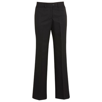 Black - 10111 Womens Relaxed Fit Pant - Biz Corporates