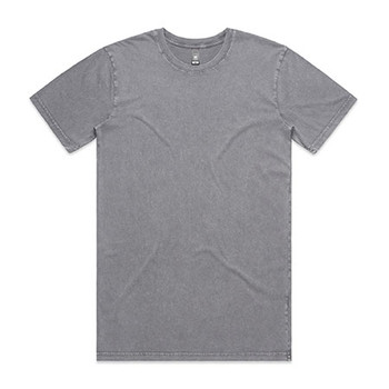 Ash Stone - 5040 Mens Stone Wash Staple Tee - AS Colour