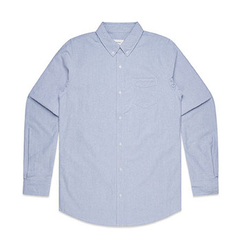 Light Blue - 5401 Mens Oxford Shirt - AS Colour