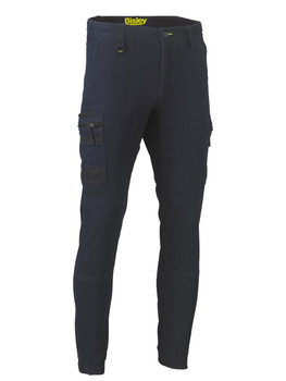 Denim - Front - BPC6335 - Flx and Move Stretch Denim Cargo Cuffed Pants