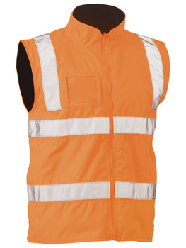 BV0364T - Taped Hi Vis Rail Wet Weather Vest