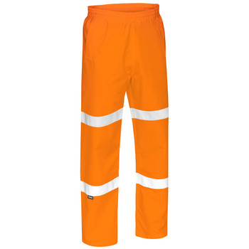 Orange - Front - BP6969T - Taped Shell Rain Pant - Bisley Workwear