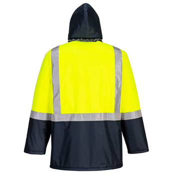 Yellow / Navy - Back - K8044 - Freezer Jacket - Huski