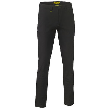 Black - BP6008 Stretch Cotton Drill Work Pants - Bisley
