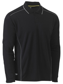 BK6425 - Cool Mesh Polo with Reflective Piping