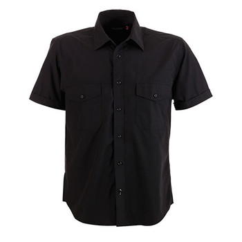 Black - W06 Mens Harley Short Sleeve - Identitee