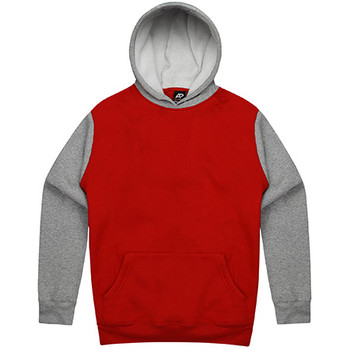Red-Grey - 3530-AP Monash Kids Hoodies - Aussie Pacific Red-Grey - 3530-AP Monash Kids Hoodies - Aussie Pacific