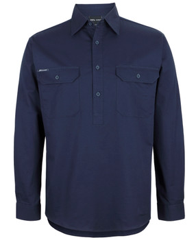 6WLCF - JB's Close Front L/S 150G Work Shirt