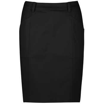 Black - Front - RGS264L - TRAVELLER WOMENS CHINO SKIRT - Biz Corporates