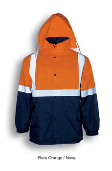 SJ0432 - UNISEX ADULTS HI-VIS MESH LINING JACKET WITH REFLECTIVE TAPE