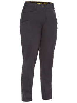 Charcoal - Front - BPCL6150 - Womens X Airflow Stretch Ripstop Vented Cargo Pant
