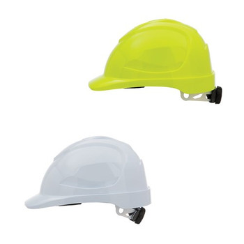 HH92R - V9 UNVENTED POLYCARBONATE TYPE 2 HARD HAT WITH RATCHET HARNESS