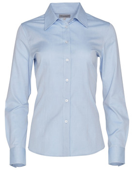 M8005L - WOMENS PINPOINT OXFORD LONG SLEEVE SHIRT