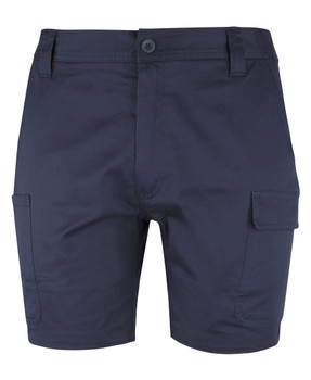 Navy - Front - 6MTS - JB's Multi Pocket Stretch Twill Short -77