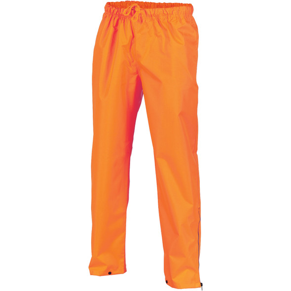Orange - Front - 3874 - HiVis Rain Pants