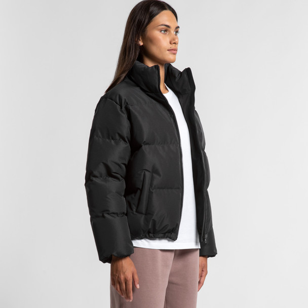 4591 - WO'S PUFFER JACKET ( BLACK ) 4591 - WO'S PUFFER JACKET ( BLACK )