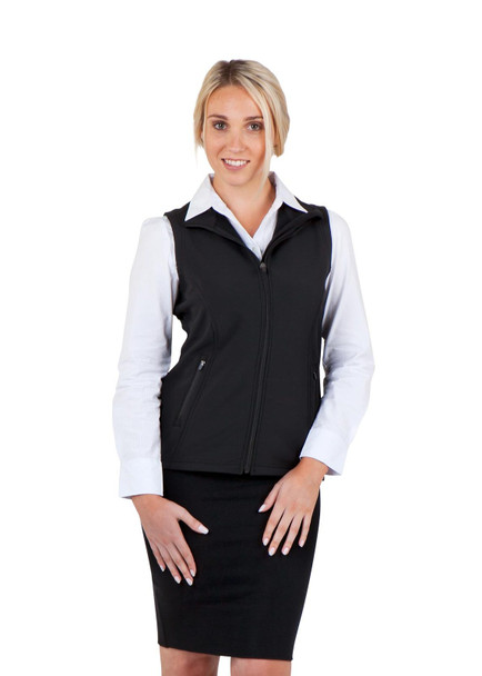 J482LD - LADIES SOFTSHELL VEST TEMPEST RANGE