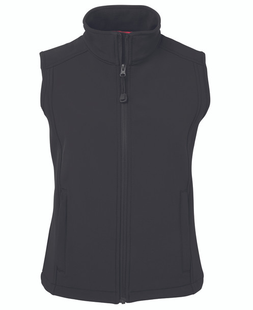 Black - Front - 3JLV1 - JB's Ladies Layer (Softshell) Vest