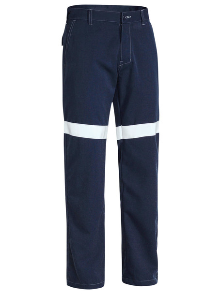 Navy - Front - BP8090T - TenCate Tecasafe Plus 700 Taped FR Pants