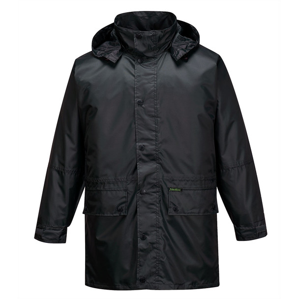 Black - Front - MR206 - Carey Rain Jacket