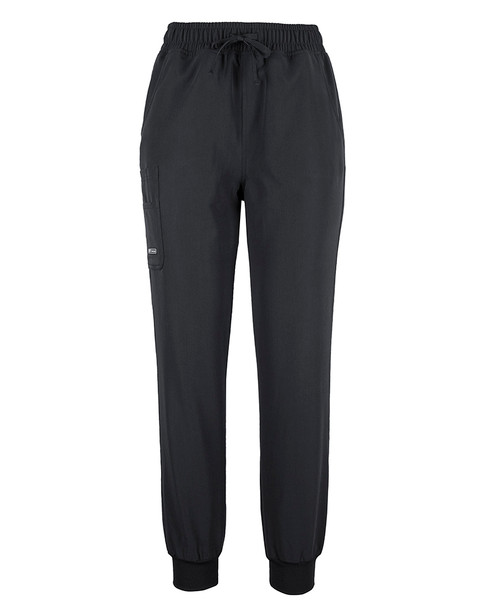 Black - Front - 4SNJ1 - JB's Ladies NU Scrub Jogger