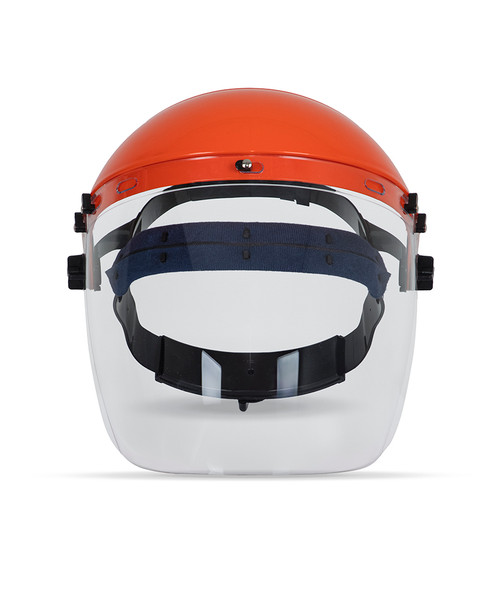 Orange - Front - 8F055 - JB's Visor and Browguard /Clear