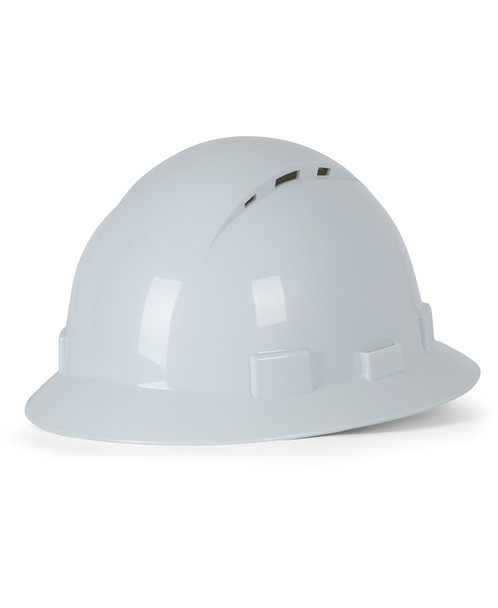 White - Front - 8S005 - JB's Brim Safety Helmet (5Pk)