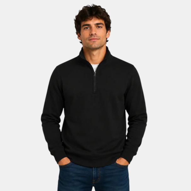 1534 - MAWSON MENS 1/4 ZIP SWEATER