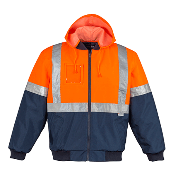 ZJ351 - Mens Hi Vis Quilted Flying Jacket O/N FRONT