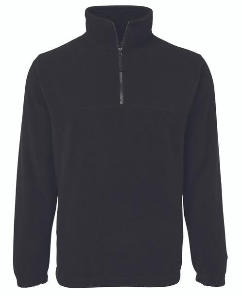 Black - Front - 3PH - JB's 1/2 ZIP POLAR