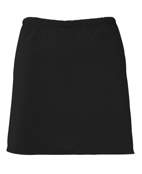 Black - Front - 7LPS - PODIUM LADIES SKORT