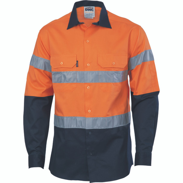 Hi Vis Day/Night 2 Tone Drill Shirt 