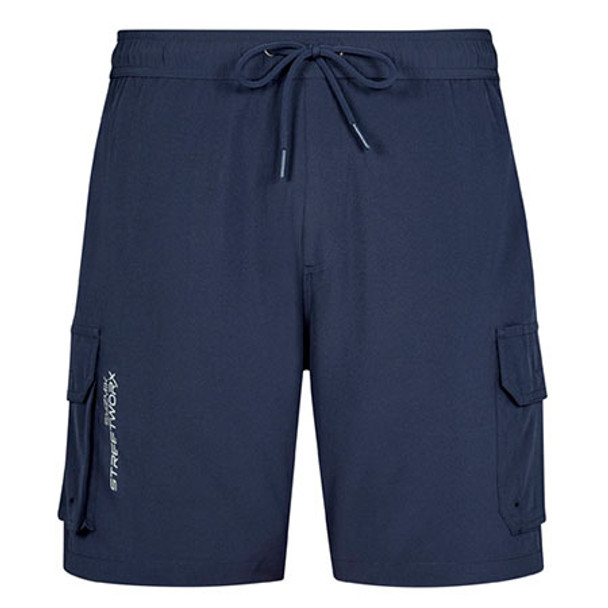 ZS240 - Mens Streetworx Stretch Work Board Short - Navy