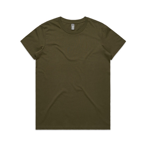Army - Front - 4001 Women's Maple Tee - AS COLOUR Army - Front - 4001 Women's Maple Tee - AS COLOUR