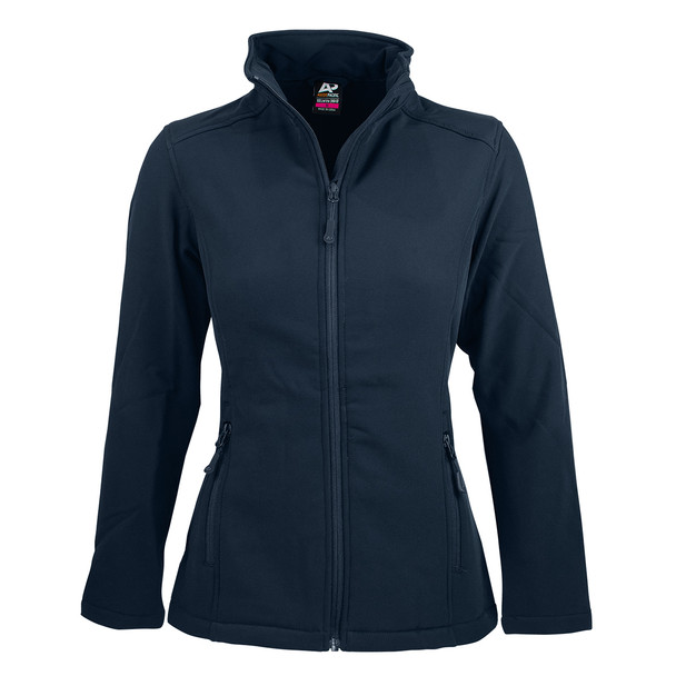 Navy - Front - 2512 - Ladies Selwyn Softshell Jacket - Aussie Pacific