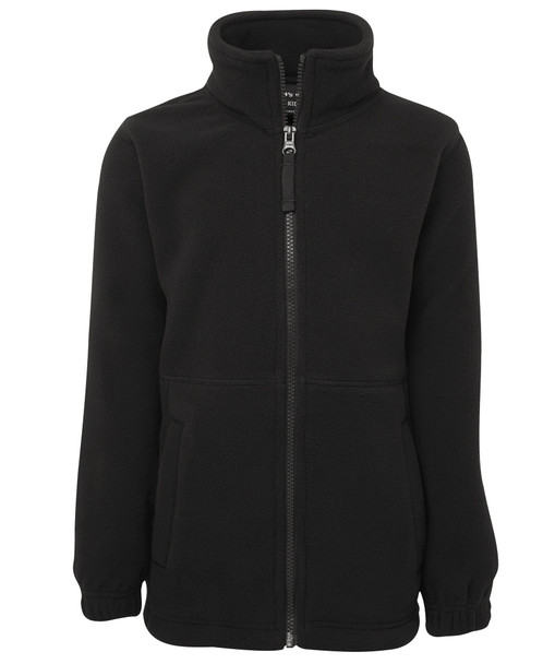 Black - Front - 3FJ - JB's KIDS FULL ZIP POLAR