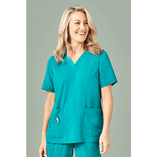 CST941LS - Womens Easy Fit V-Neck Scrub Top Display