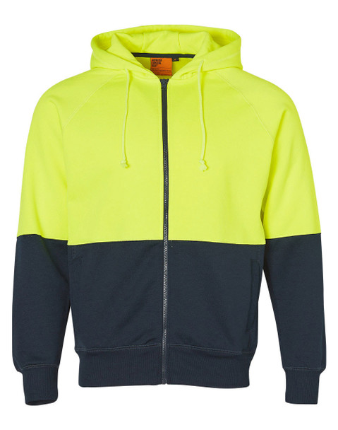 SW24 - High Visibility 2 Tone Fleece Hoodie SW24 - High Visibility 2 Tone Fleece Hoodie