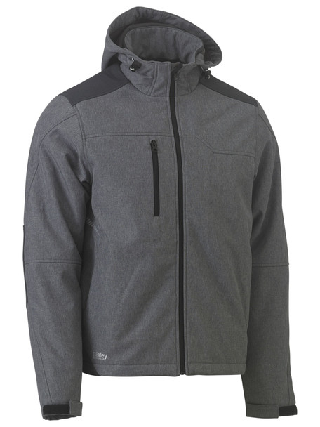 Charcoal - Front - BJ6937 - Flx & Move Shield Jacket