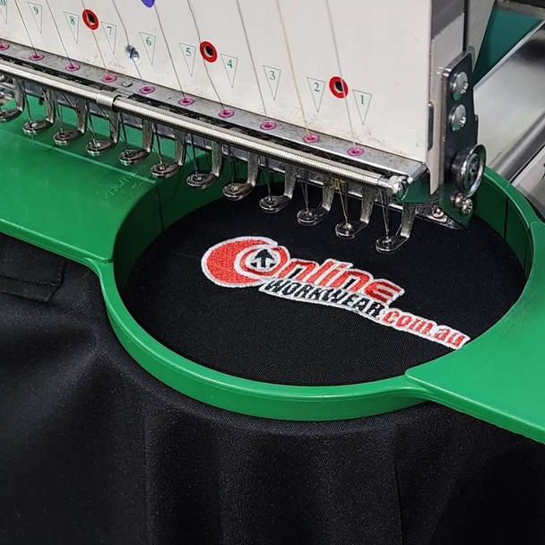 A high quality embroidered uniform logo