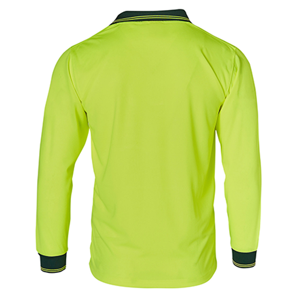 . - SW05CD High Visibility Long Sleeve Polo . - SW05CD High Visibility Long Sleeve Polo