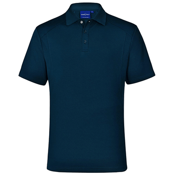 PS59 - Mens Lucky Bamboo Polo Blue PS59 - Mens Lucky Bamboo Polo Blue