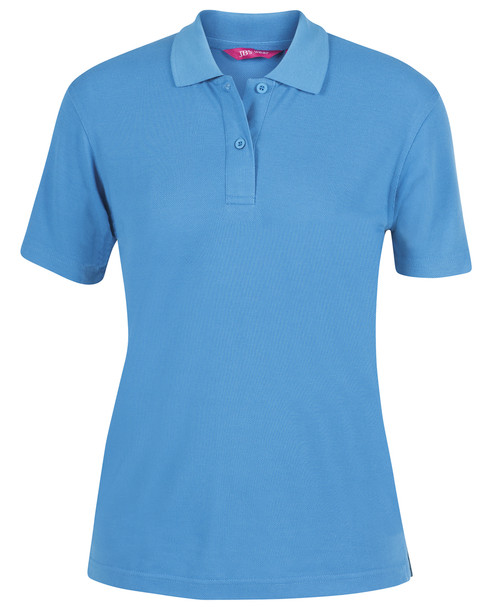 Aqua - Front - 2LPS - JB's Ladies 210 Polo