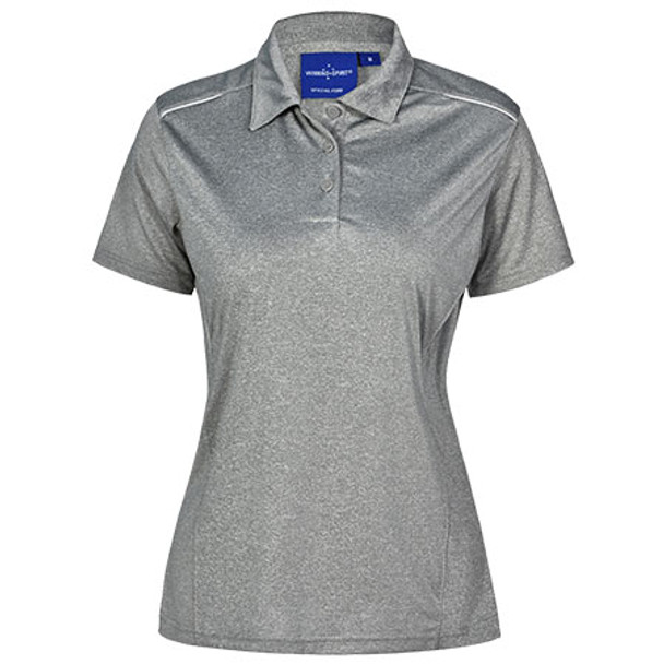 E-PS86 - Harland Polo Ladies - Silver Grey E-PS86 - Harland Polo Ladies - Silver Grey