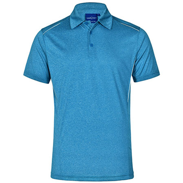 E-PS85 - Mens Harland Polo - Cyan E-PS85 - Mens Harland Polo - Cyan