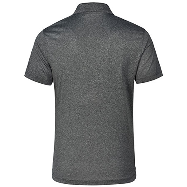 E-PS85 - Mens Harland Polo - Charcoal - Back E-PS85 - Mens Harland Polo - Charcoal - Back