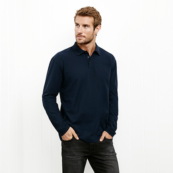 Display - P400ML - Crew Mens L/S Polo - Biz Collection